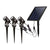 NOVEDEN Solar Garden Lights with 3 Set LED Spotlights (Warm White) NE-SL-105-HK