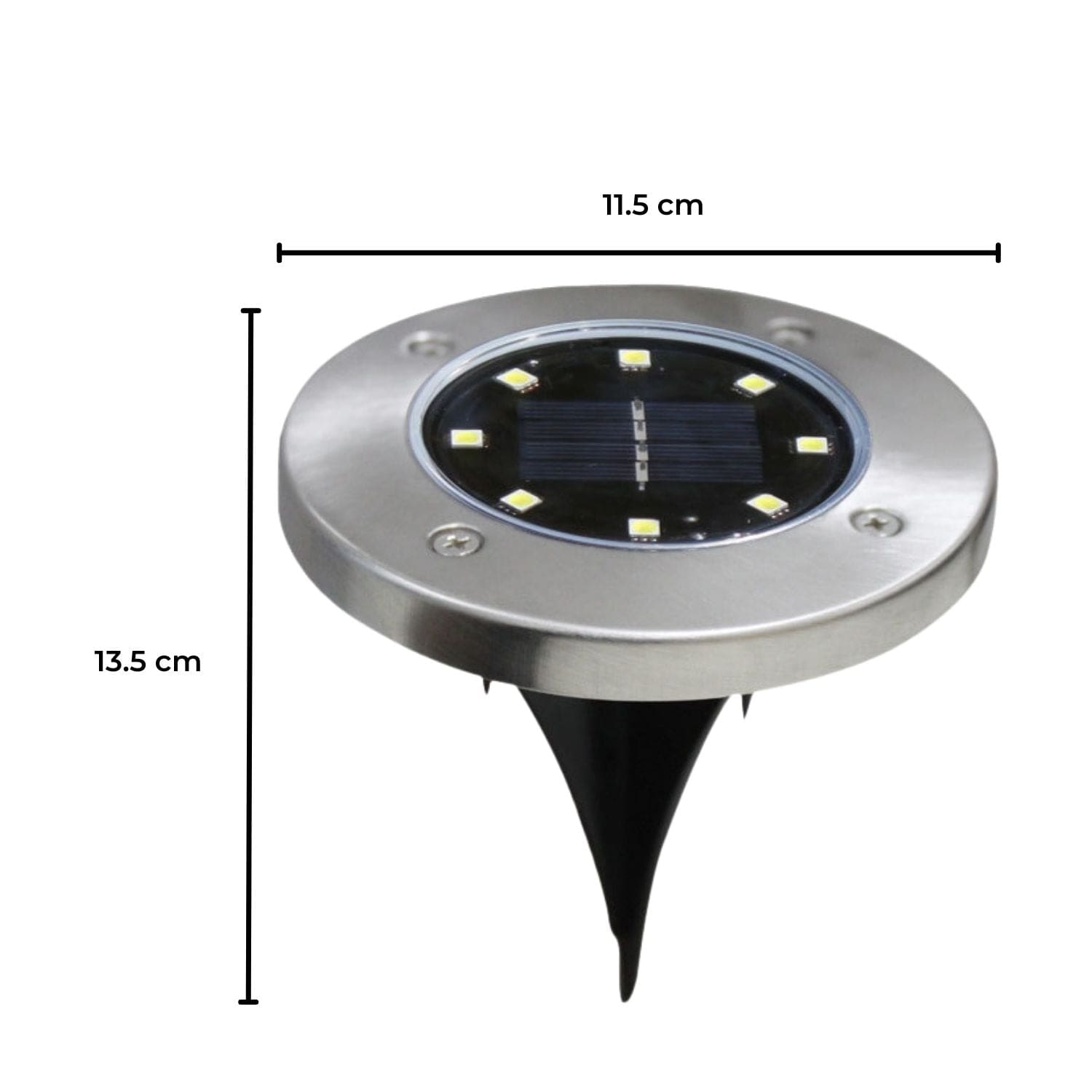 NOVEDEN 12 Pack Waterproof Solar LED Light (Warm) NE-SL-106-ZL