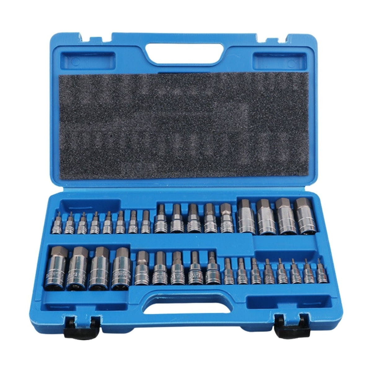 RYNOMATE Hex Bit Socket Set with 1/4&quot; 3/8&quot; 1/2&quot; Allen Key Adapter 34pc RNM-HBS-100-DZ