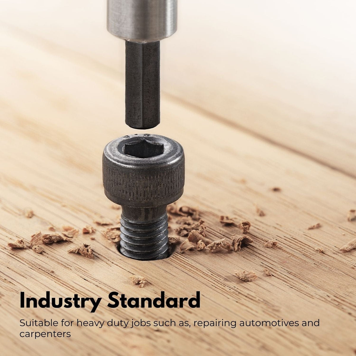 RYNOMATE Hex Bit Socket Set with 1/4&quot; 3/8&quot; 1/2&quot; Allen Key Adapter 34pc RNM-HBS-100-DZ