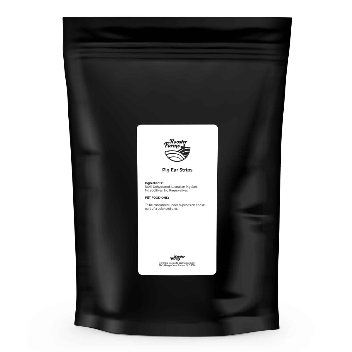 400g Dog Treat Pig Ear Strips - Dehydrated Australian Healthy Puppy Chew