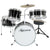 Karrera Children's 4pc Drum Kit - Black