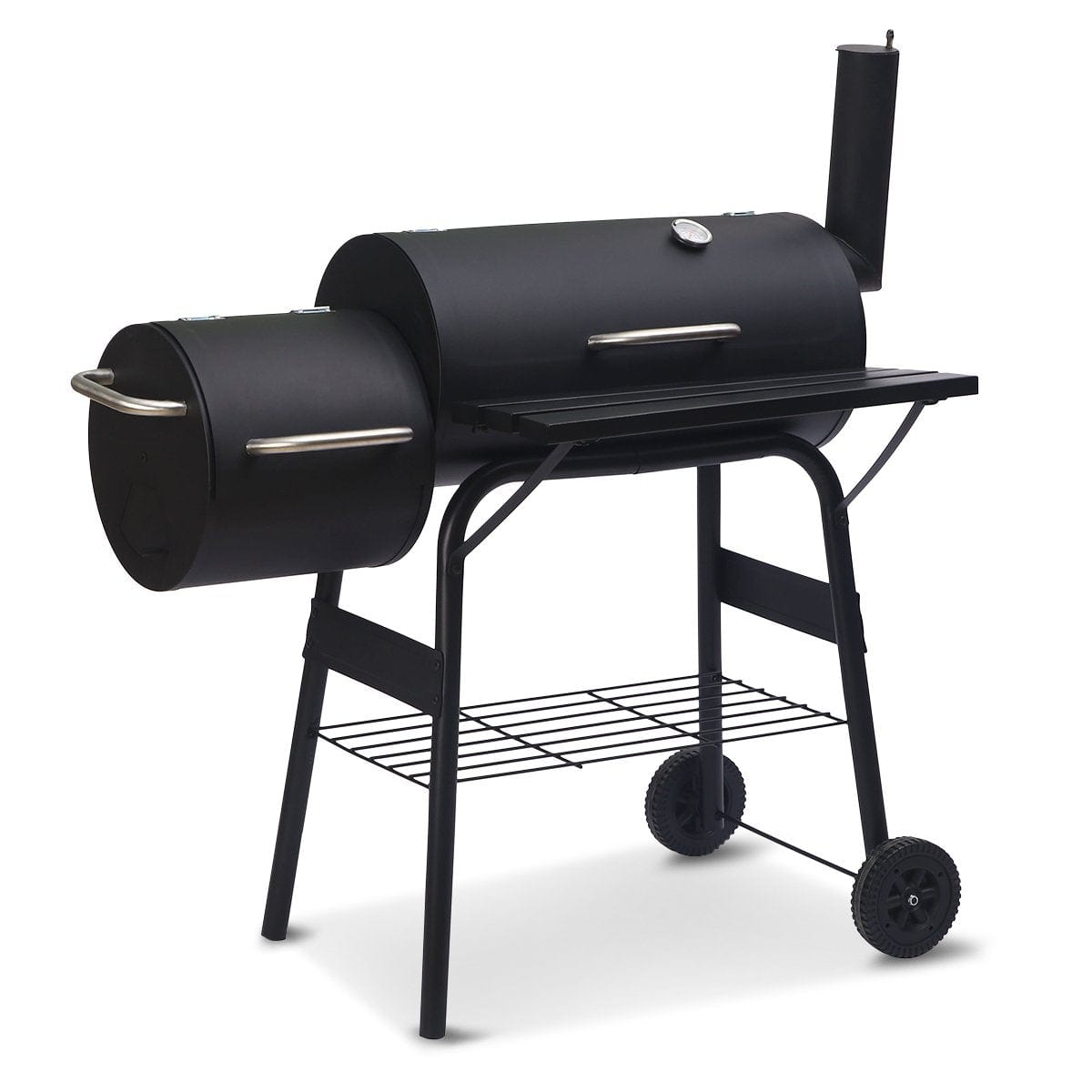 Wallaroo 2-in-1 Outdoor Barbecue Grill &amp; Offset Smoker