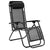 Wallaroo Zero Gravity Reclining Deck Lounge Sun Beach Chair Outdoor Folding Camping - Black