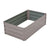 Wallaroo Garden Bed 100 x 60 x 30cm Galvanized Steel - Grey