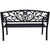 Wallaroo Steel Outdoor Garden Bench - Floral