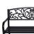 Wallaroo Steel Outdoor Garden Bench - Floral