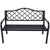 Wallaroo Steel Outdoor Garden Bench - Elegant