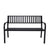 Wallaroo Steel Outdoor Garden Bench - Modern