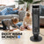 Pronti Electric Tower Heater 2000W Remote Portable - Black