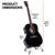 Karrera 41in Acoustic Wooden Guitar with Bag - Black