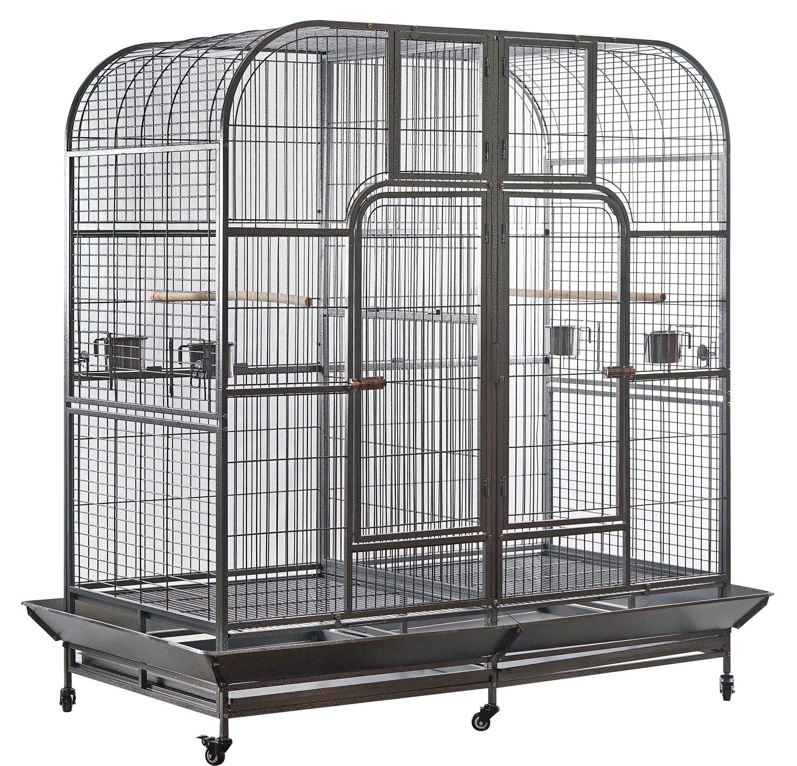 YES4PETS XXXL 185 cm Bird Cage Pet Parrot Aviary Perch Castor Wheel Removable Divider