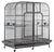 YES4PETS XXXL 185 cm Bird Cage Pet Parrot Aviary Perch Castor Wheel Removable Divider