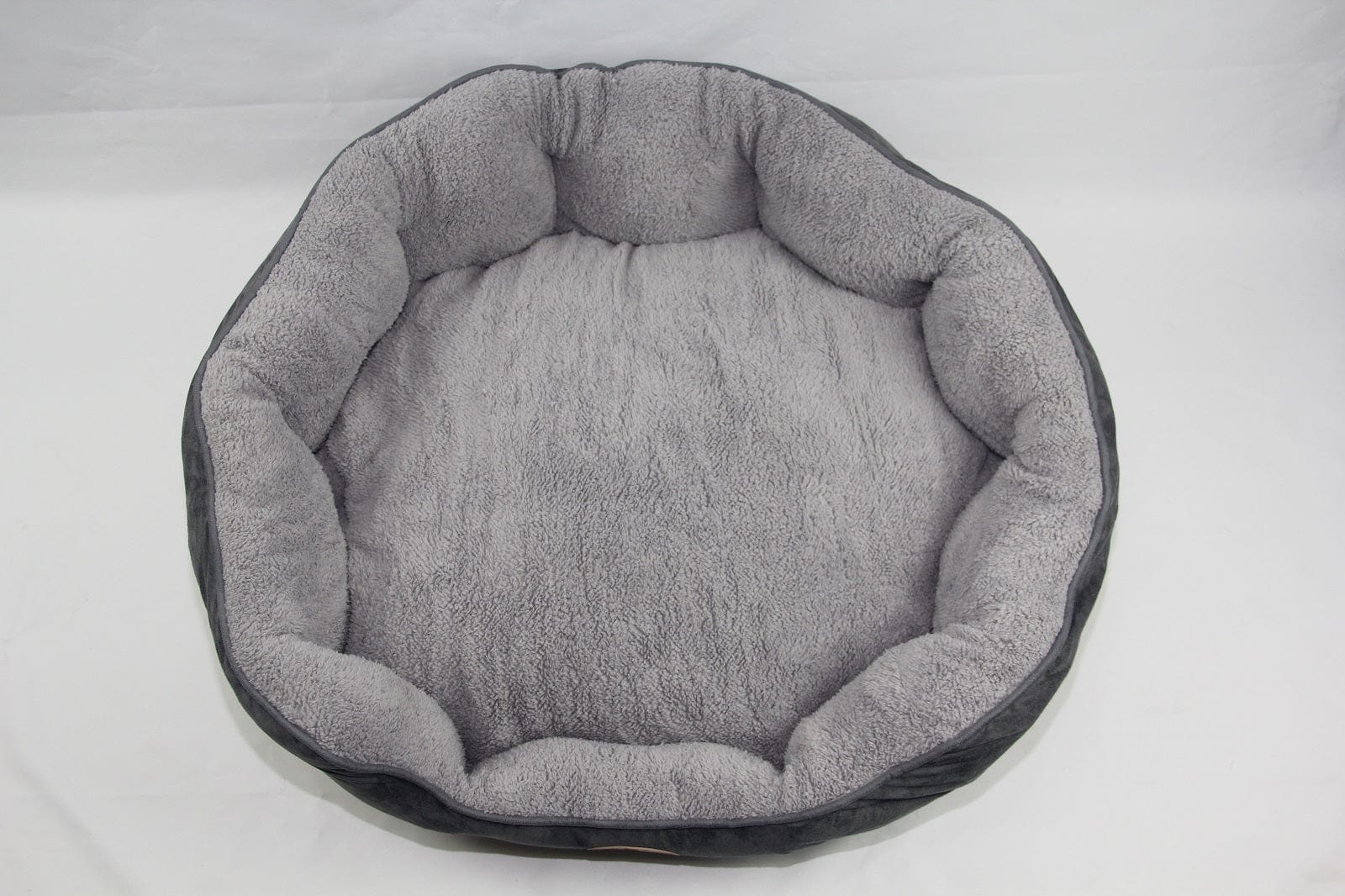 YES4PETS Blue / Grey Washable Fleece Soft Pet Dog Puppy Cat Bed-Large