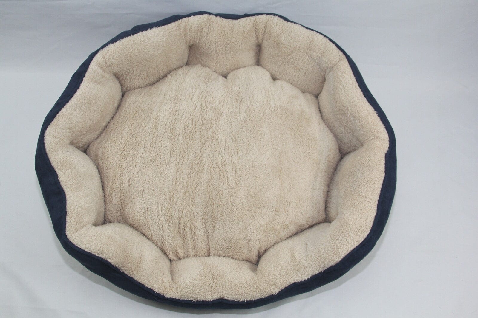 YES4PETS Blue / Grey Washable Fleece Soft Pet Dog Puppy Cat Bed-Large