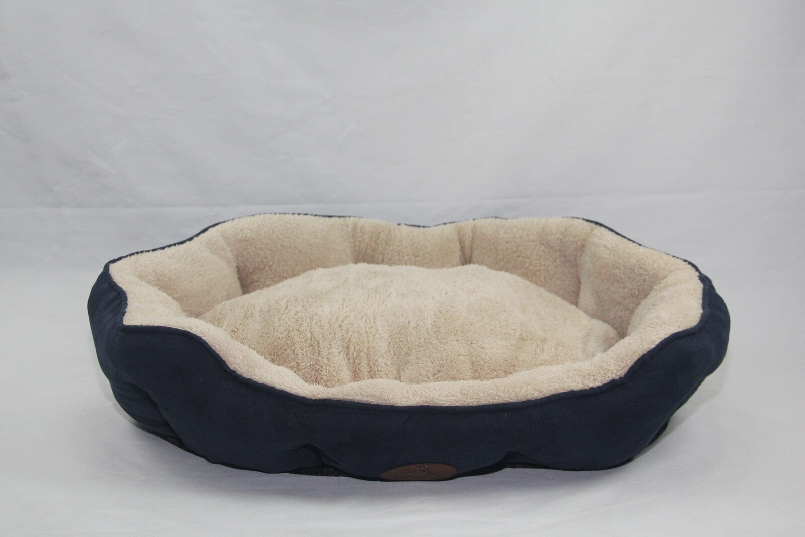 YES4PETS Blue / Grey Washable Fleece Soft Pet Dog Puppy Cat Bed-Large