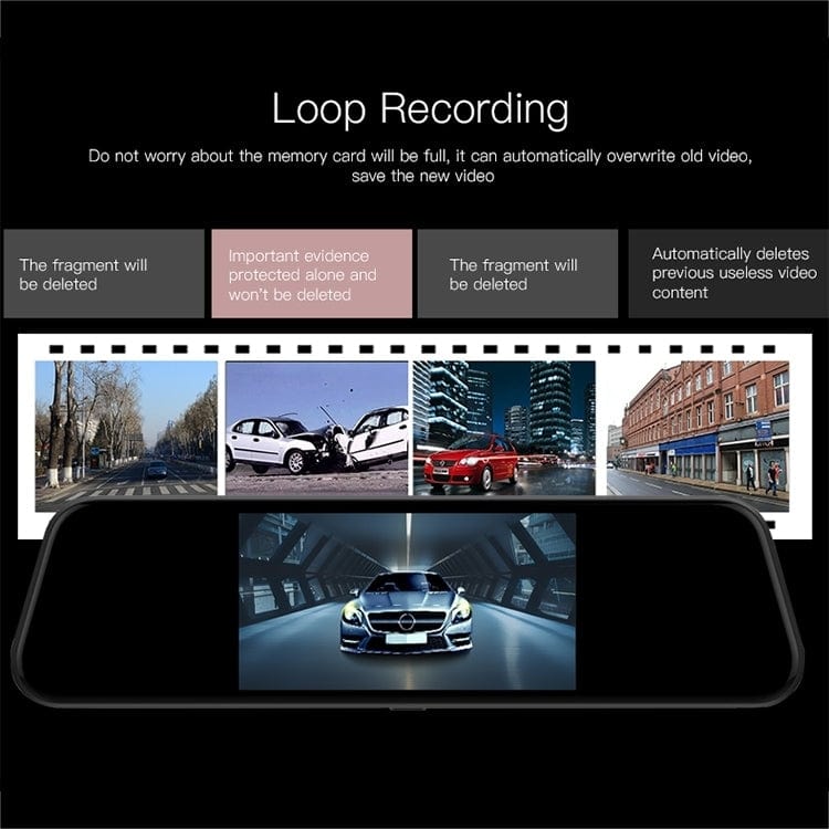 Anytek T600 Ultra HD Dual Cameras 5.5 inch IPS Touch Screen Car DVR Driving Recorder