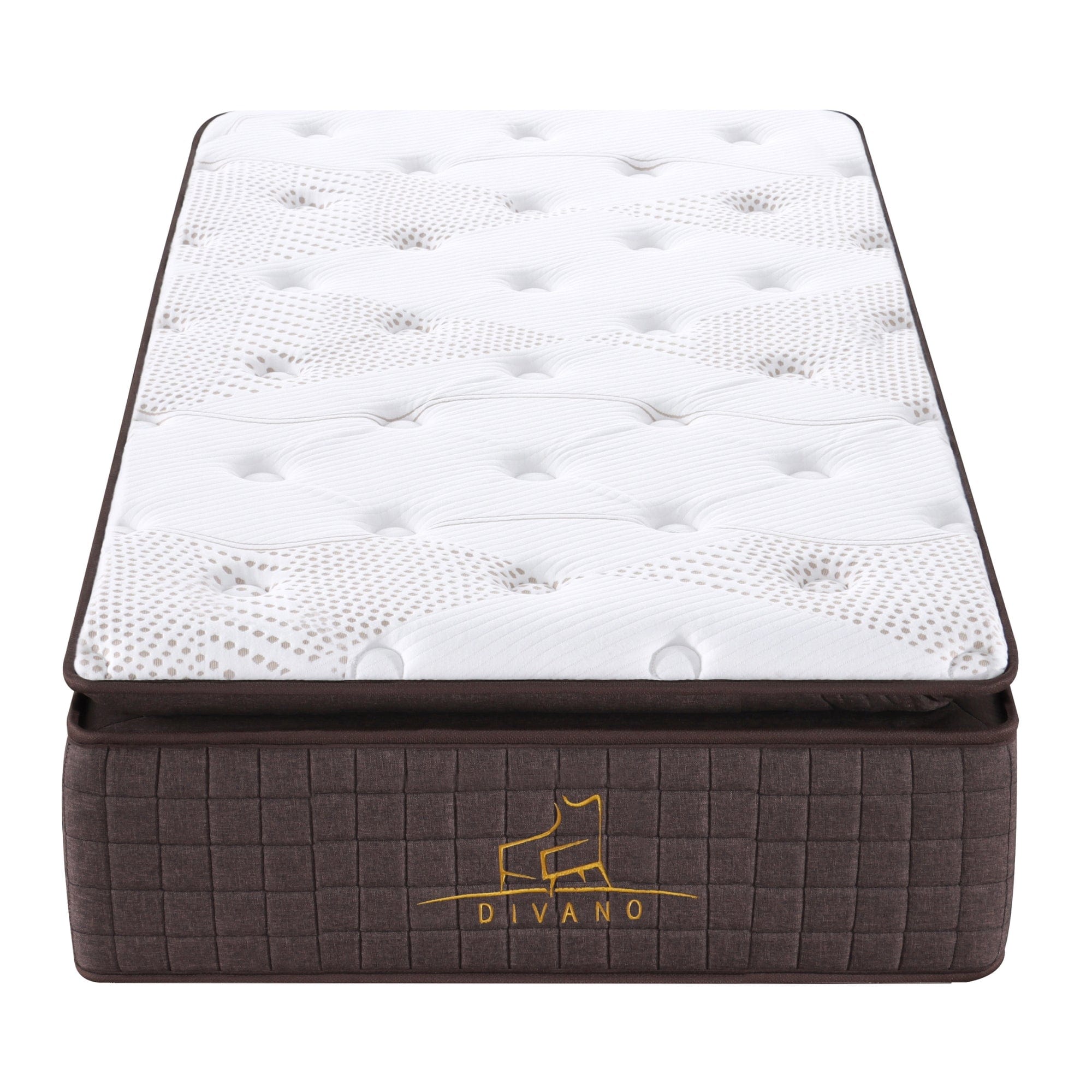 Luxe Dreams Single Size 7 Zones Pocket Spring Premium Medium Feel 34cm Mattress