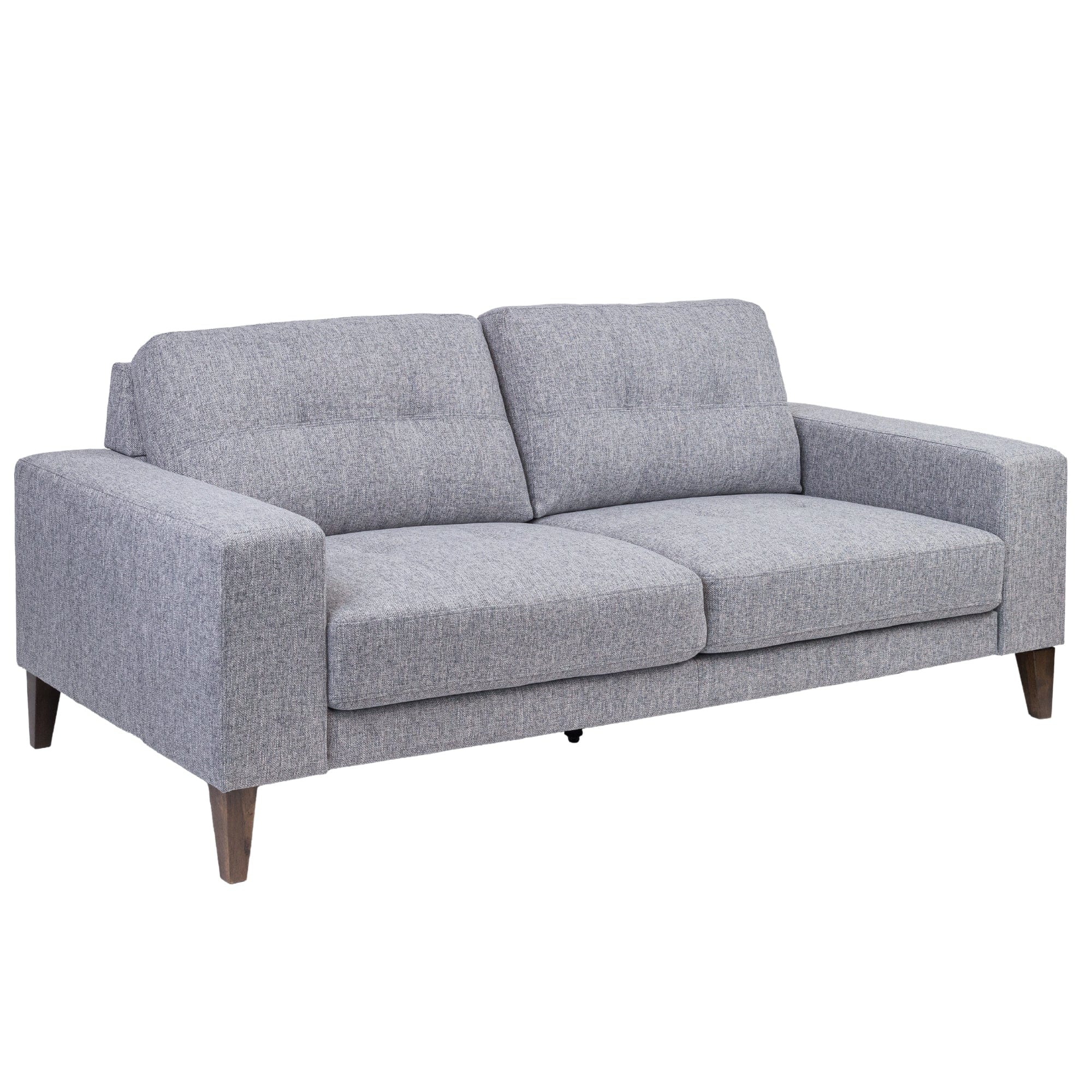 Juliet 2 + 3 Seater Sofa Set Soft Fabric Uplholstered Lounge Couch Grey