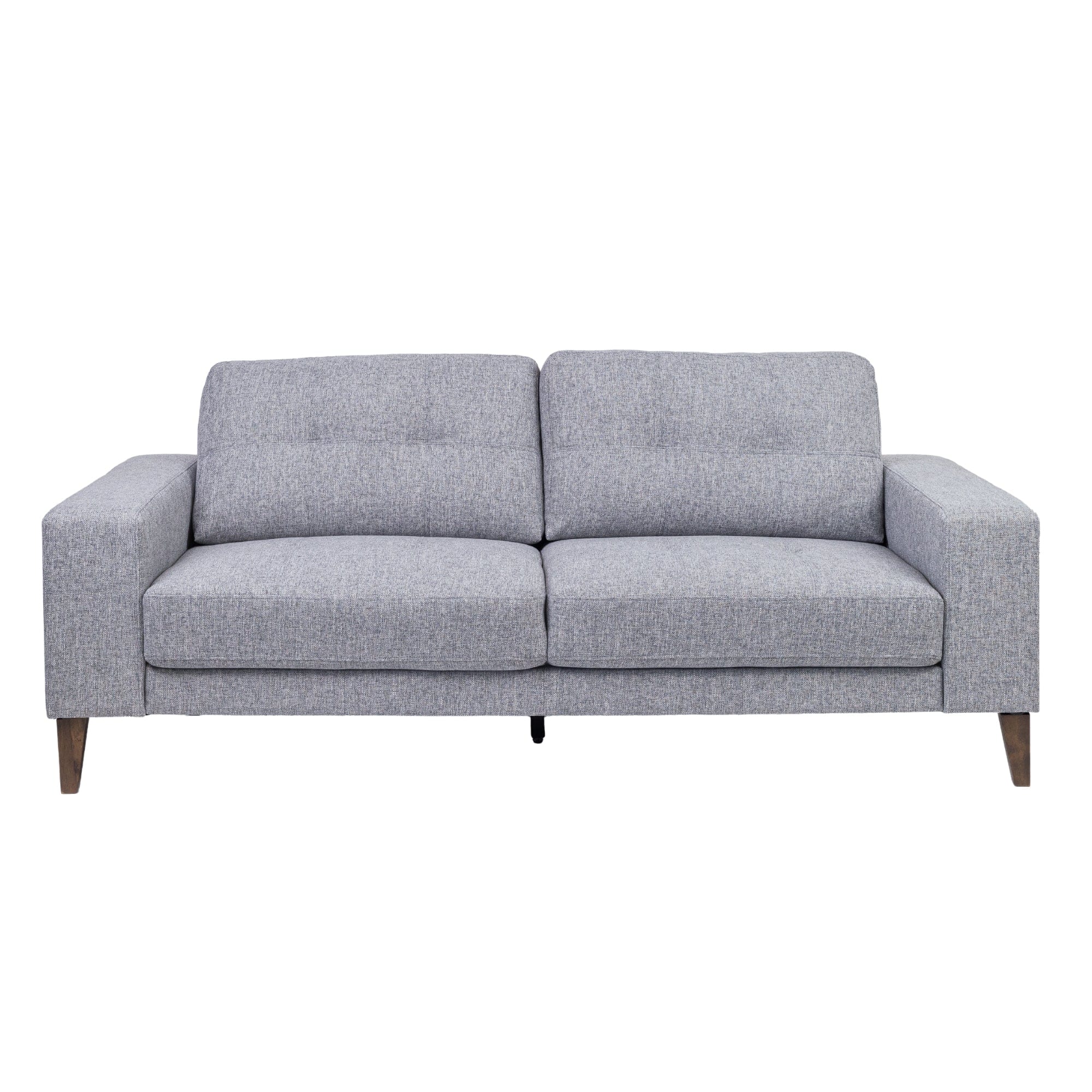 Juliet 2 + 3 Seater Sofa Set Soft Fabric Uplholstered Lounge Couch Grey