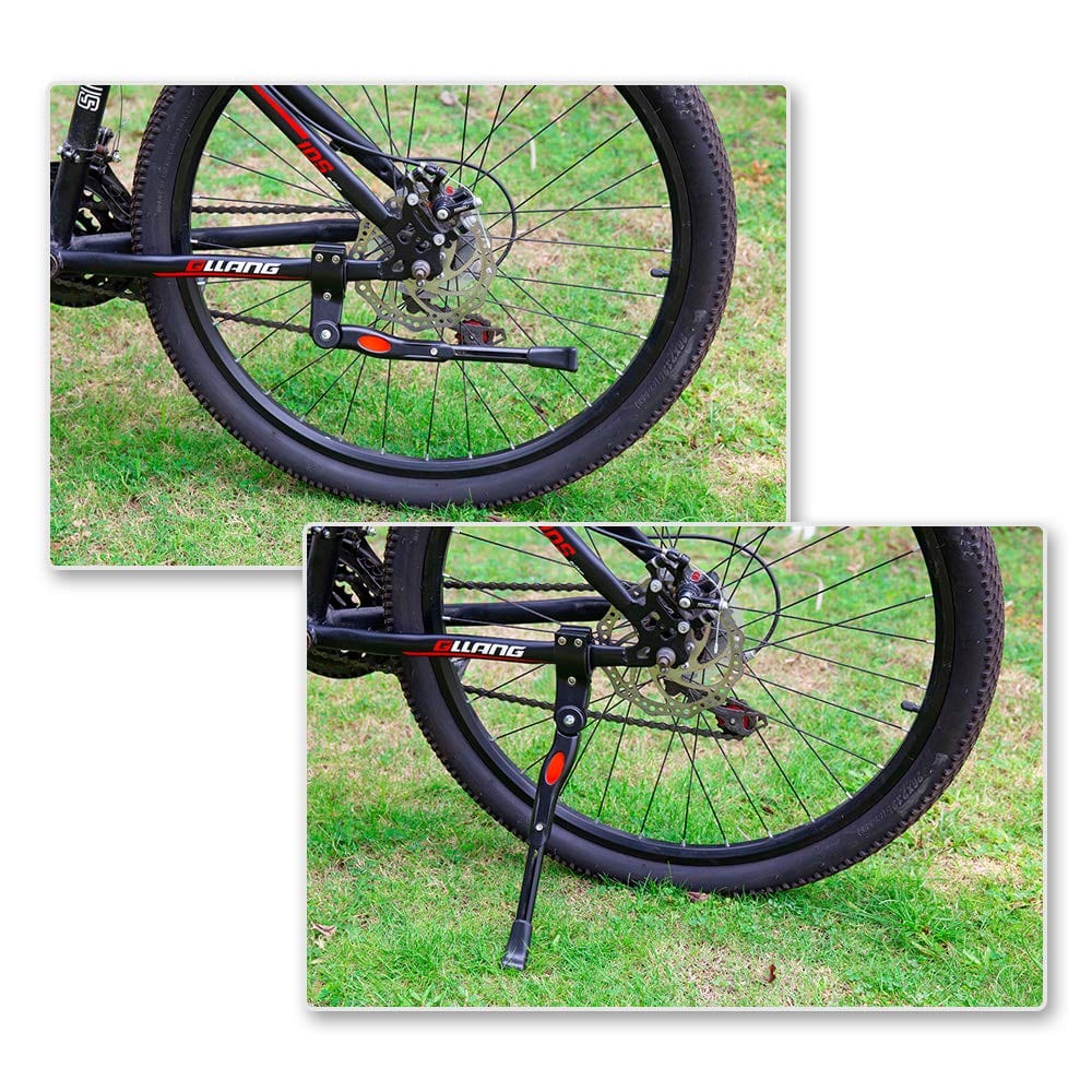 Adjustable Bike Kickstand Kickstand Rear Bicycle Stand for Bike 22&quot;-28&quot; Black