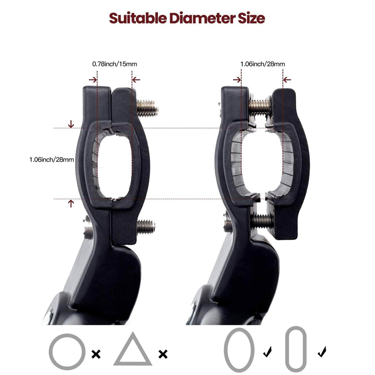 Adjustable Bike Kickstand Kickstand Rear Bicycle Stand for Bike 22&quot;-28&quot; White