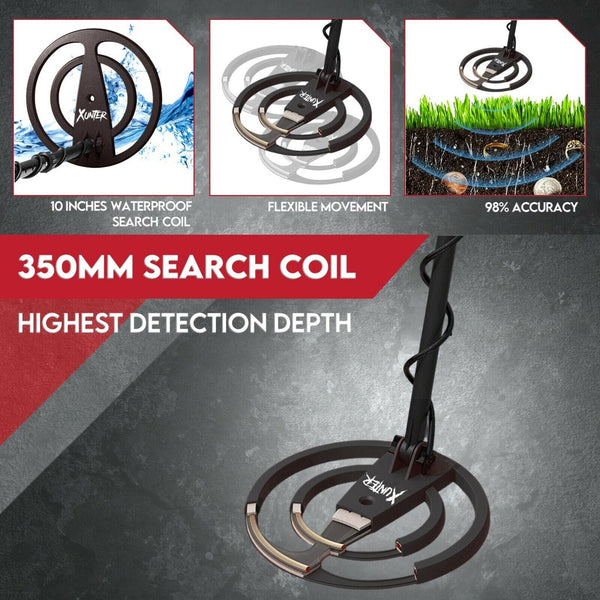 Deep Sensitive Metal Detector Searching Gold Digger Treasure Hunter LC ...