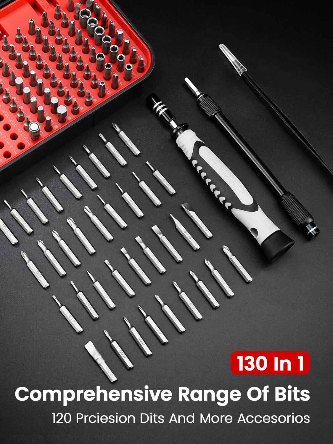 KAIWEETS S20 Screwdriver Set 130-in-1 Magnetic Precision Screwdriver Magnetic