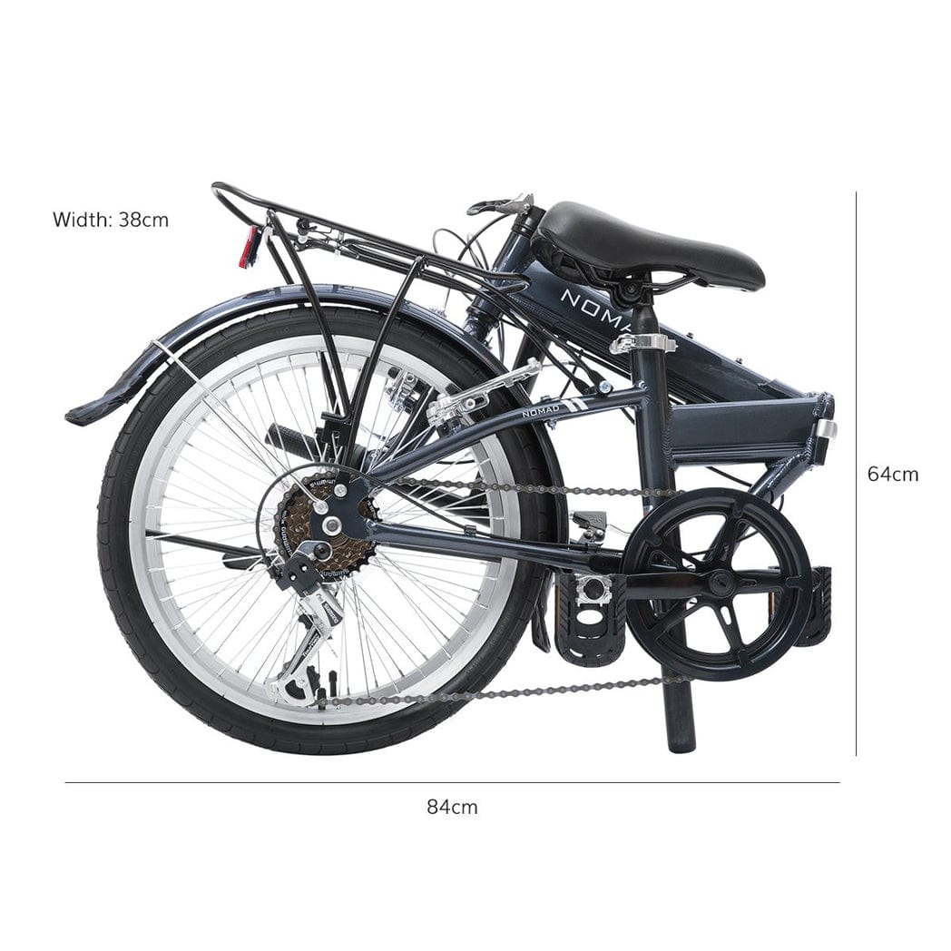 Progear Bikes Nomad Folding Bike 20&quot; in Grey