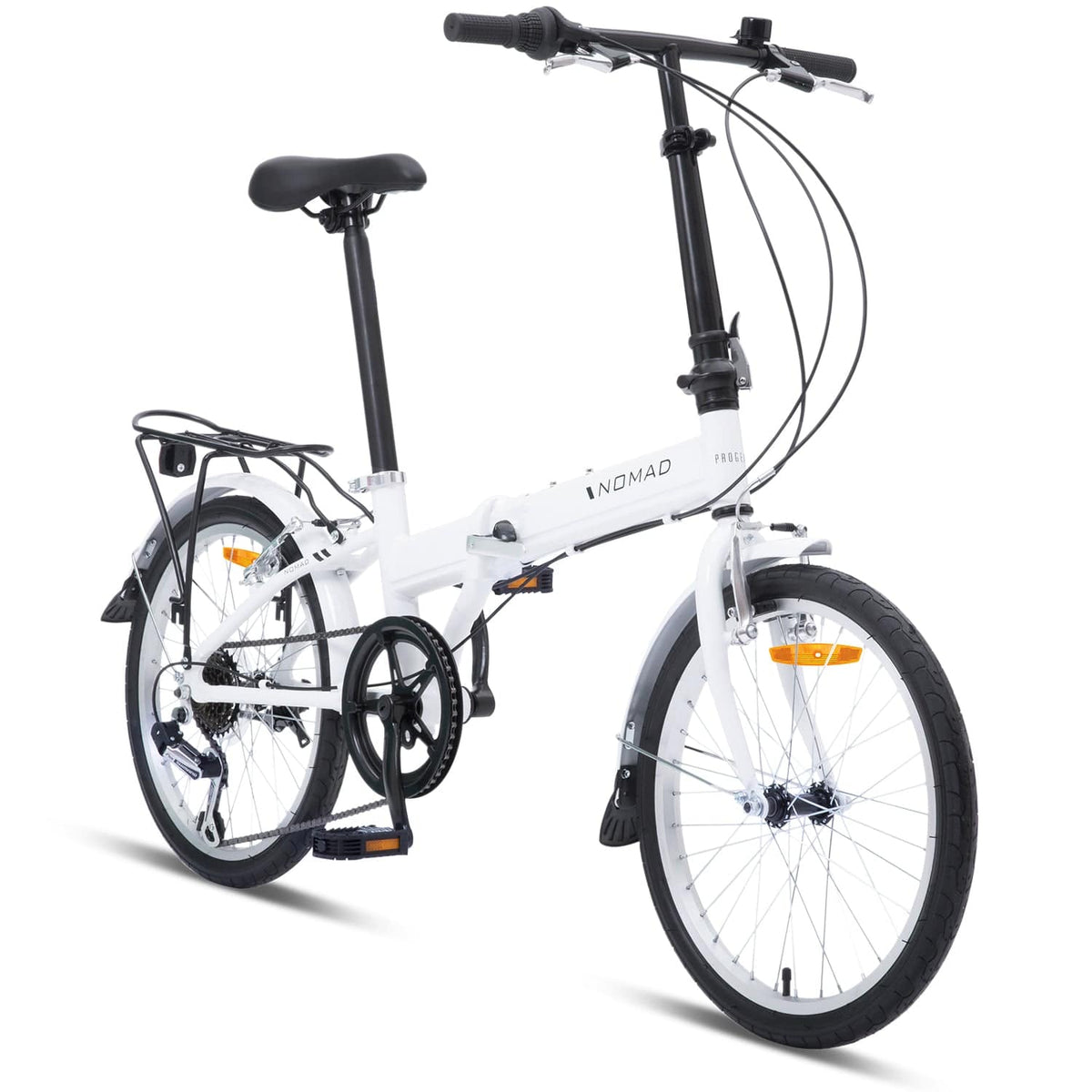 Progear Bikes Nomad Folding Bike 20&quot; in Pearl White