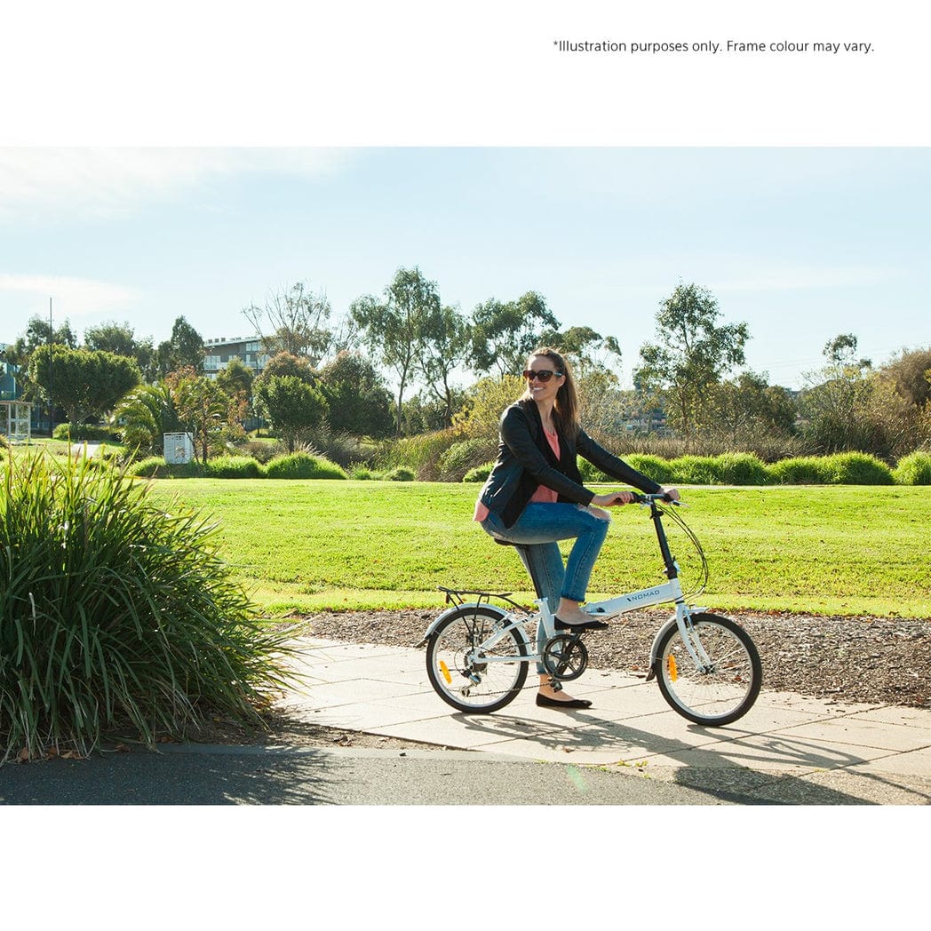 Progear Bikes Nomad Folding Bike 20&quot; in Pearl White