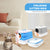 Large Foldable Cat Litter Box Plastic Toilet Easy Cleaning