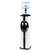 Luxurious Black and White Free Standing Hot and Cold Water Dispenser with Filter Bottle - LG Compressor