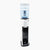 Luxurious Black and White Free Standing Hot and Cold Water Dispenser with Filter Bottle - LG Compressor