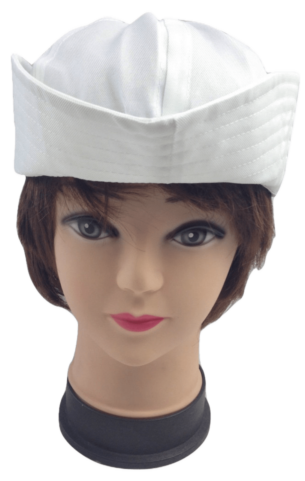 Adult White Sailor Hat Marine Unisex Gob Captain Navy Hen&#39;s Night Doughboy Cap