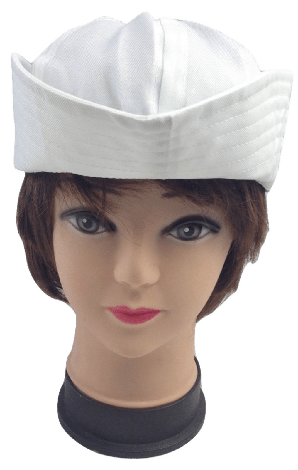 Adult White Sailor Hat Marine Unisex Gob Captain Navy Hen's Night Doughboy Cap