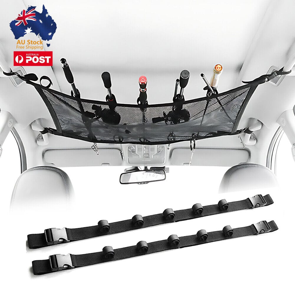 Car Fishing Rod Strap Vehicle Rod Carrier Storage Net Fishing Pole Hol Car Fishing Rod Strap Vehicle Rod Carrier Storage Net Fishing Pole Hol