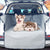 Ondoing Grey Dog Car Boot Cover SUV Liner Trunk Rear Cargo Hammock Waterproof Protector