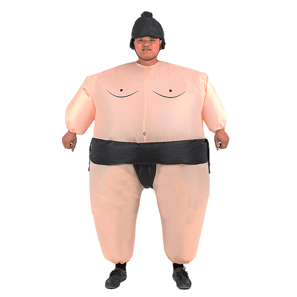 SUMO Fancy Dress Inflatable Suit -Fan Operated Costume