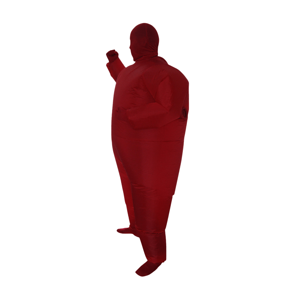 Red Alert Inflatable Costume Fancy Dress Suit Fan Operated