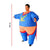 Super Hero Fancy Dress Inflatable Suit - Fan Operated Costume