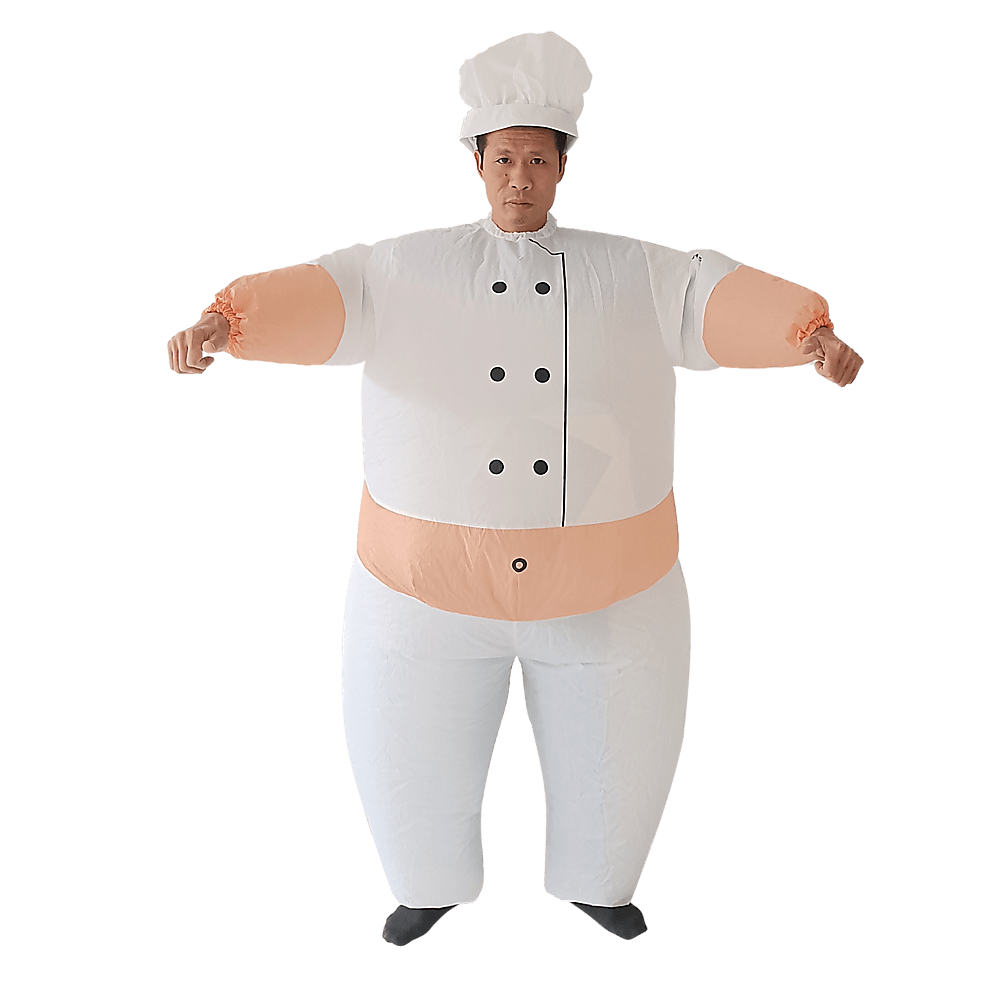 CHEF Fancy Dress Inflatable Suit -Fan Operated Costume