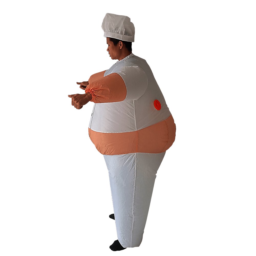 CHEF Fancy Dress Inflatable Suit -Fan Operated Costume