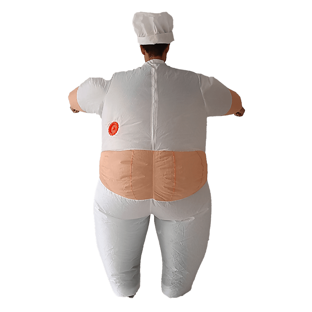 CHEF Fancy Dress Inflatable Suit -Fan Operated Costume