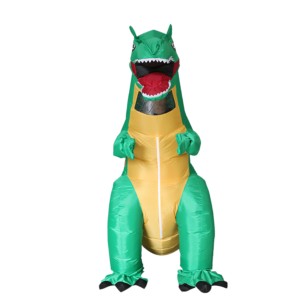 Dinosaur T-Rex Fancy Dress Fan Inflatable Costume Tyrannosaurus Suit