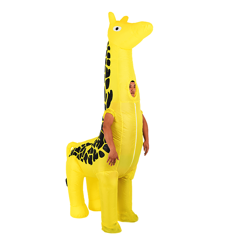 Giraffe Fancy Dress Fan Inflatable Costume Suit