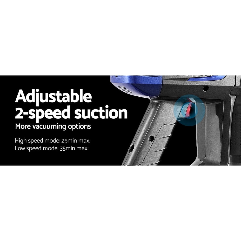 Devanti Handheld Vacuum Cleaner Cordless HEPA Filter Gold 150W